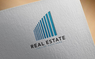 Professional Real Estate Company Logo Template