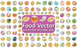 Creative Food Icons: Perfect for Menus, Branding, and Design