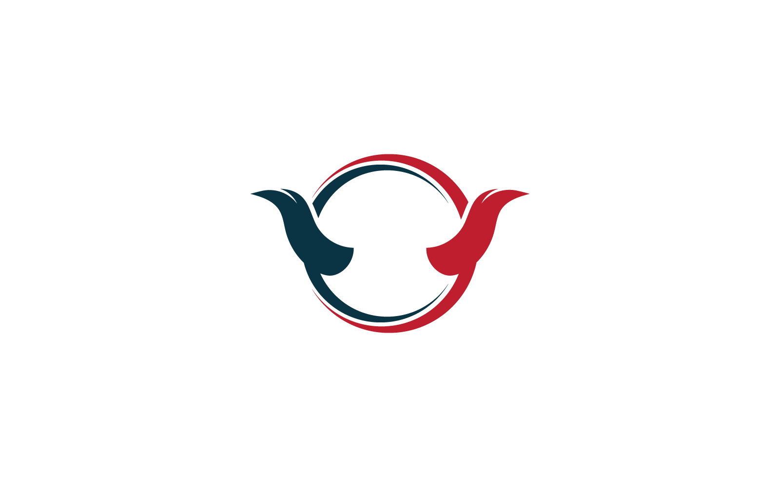 Djävulen logotyp illustration platt designikon