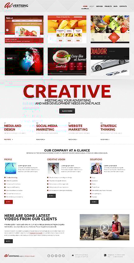 WordPress main photoshop screenshot