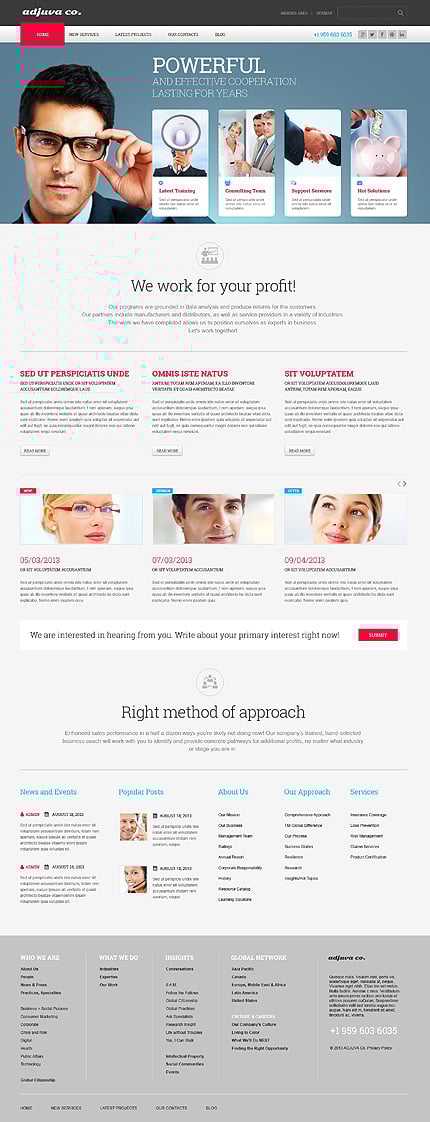 WordPress main photoshop screenshot