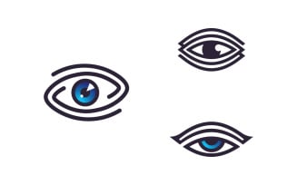 Creative Concept Eyes logo Design Template, eye care logo icon13