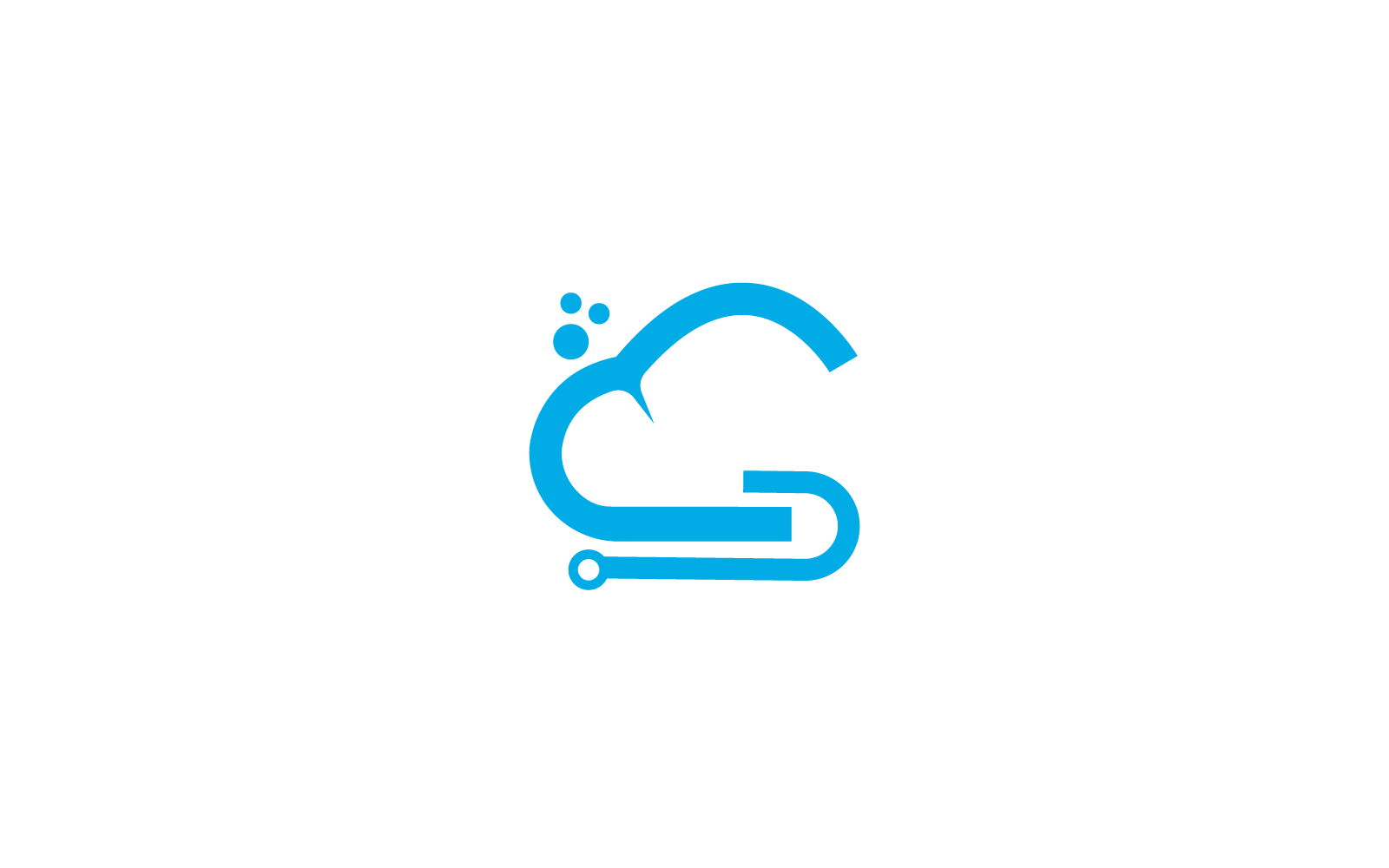 Bulut logo tasarım illüstrasyon vektörü