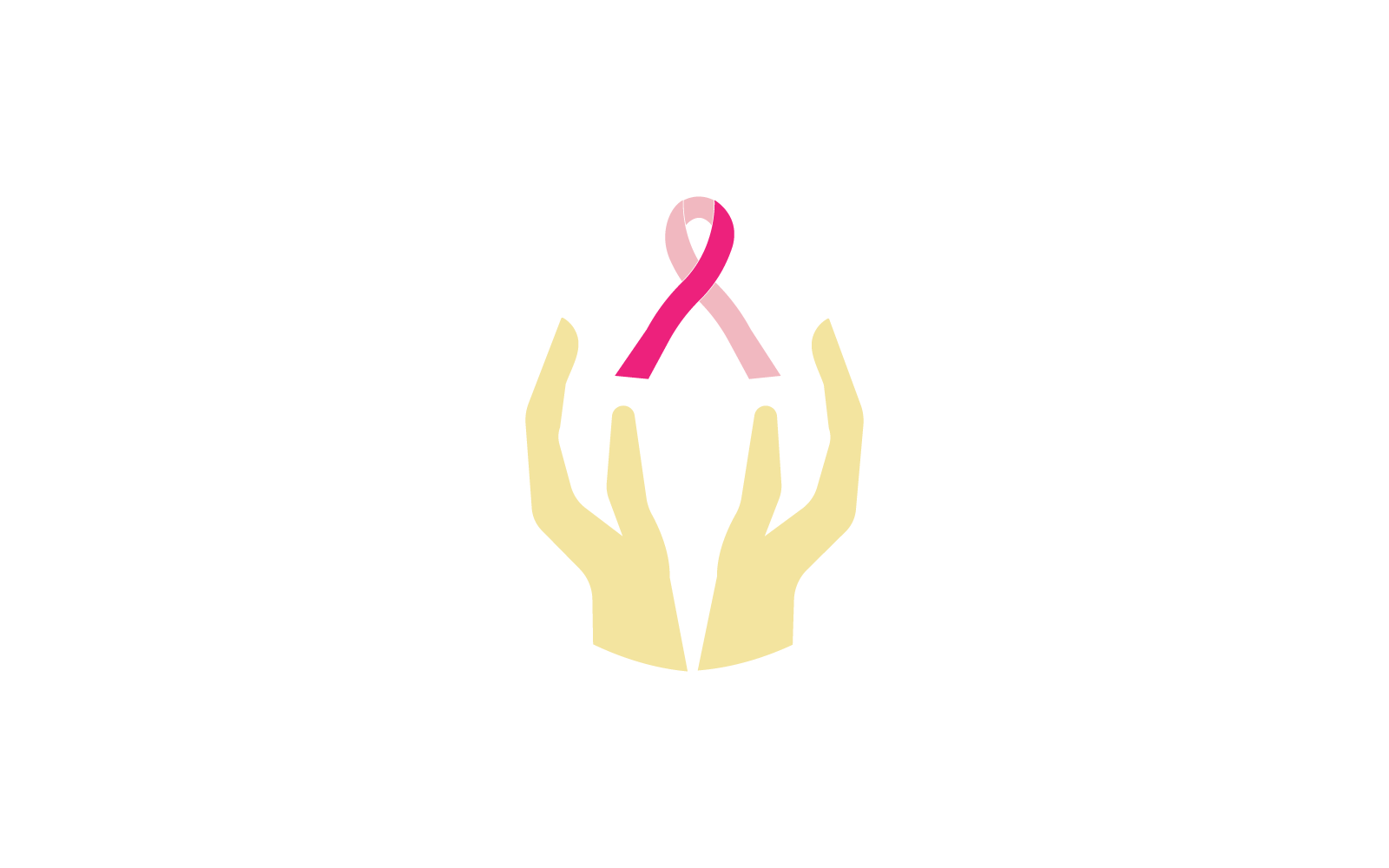 Cancer awareness ribbon design vector illustration