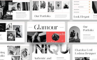 Glamour - Fashion Keynote Template
