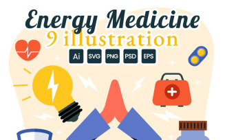 9 Energy Medicine Illustration
