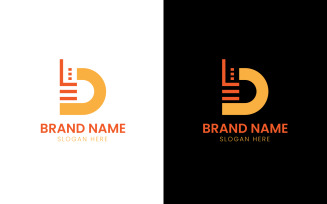 Letter LD architecture logo-12-567