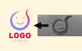 O Face Letter Logo Design