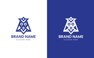 Owl mascot vector logo-12-561