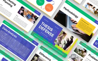 Thesis Defense Marketing Strategy Google Slide Template