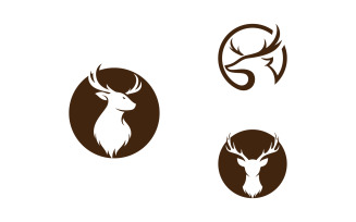 Deer head creative logo design vector 16