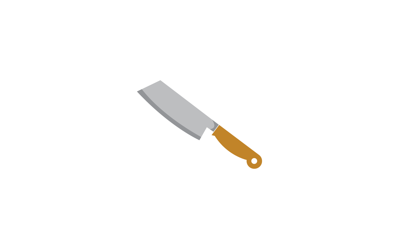 Mes ontwerp logo vector icoon
