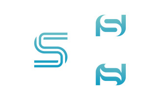 S Logo Design and template. Creative S icon initials 15