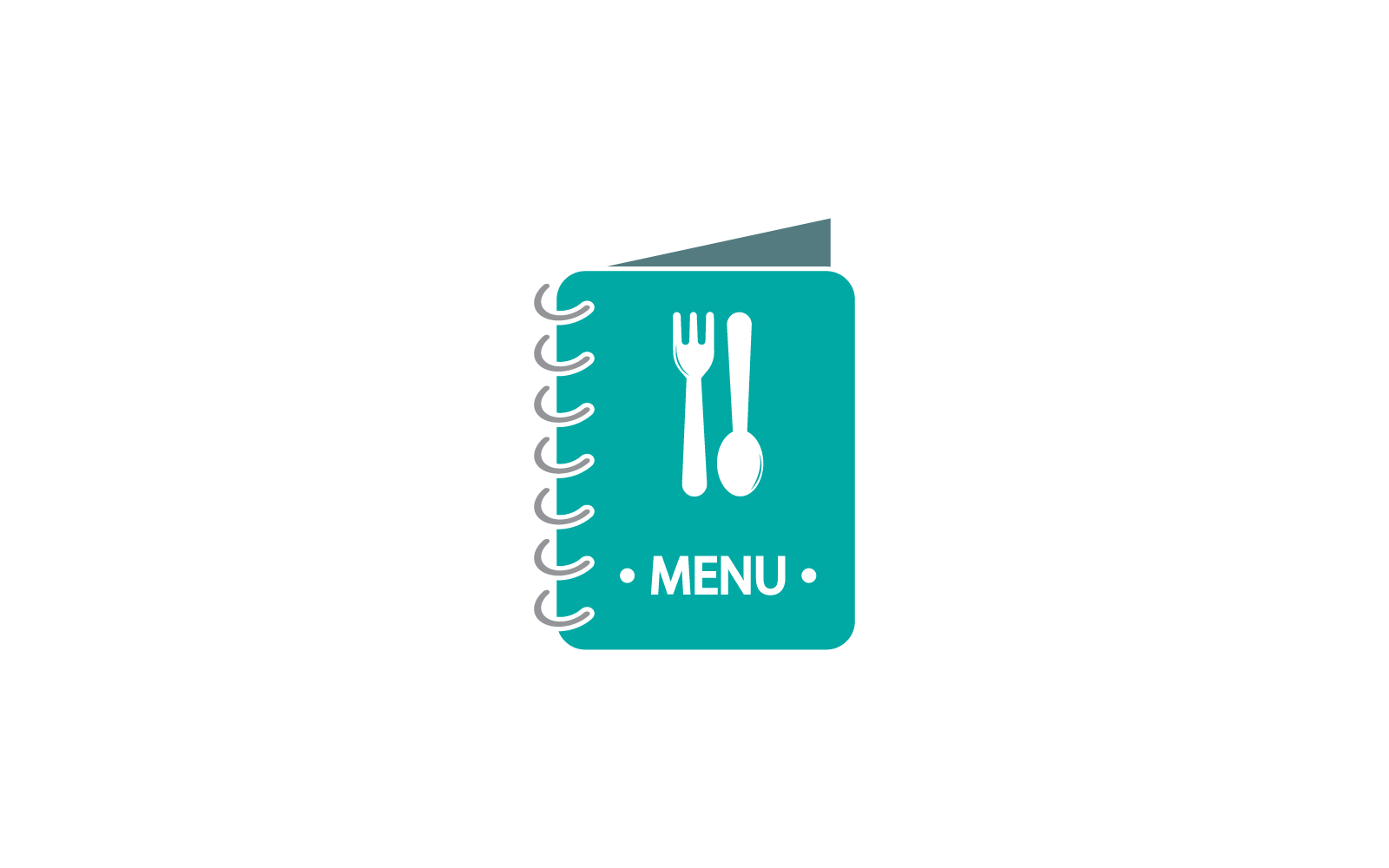Vorlage zur Illustration des Vektorsymbols für das Menüdesign
