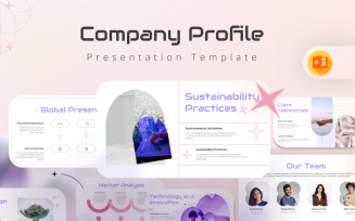 Acme Technologies Company Profile PowerPoint Template