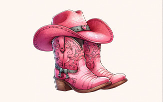 Coquette Cowgirl PNG, Western Valentine Sublimation, Valentines Day png, Cowboy Hat PNG, Vintage