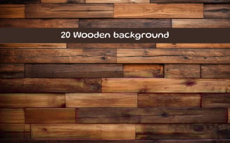 Brown Wood Background AI image