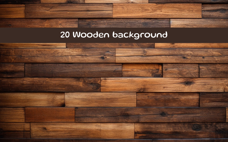 Brown Wood Background AI image