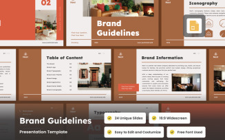 Real Estate Brand Guideline Slides Presentation