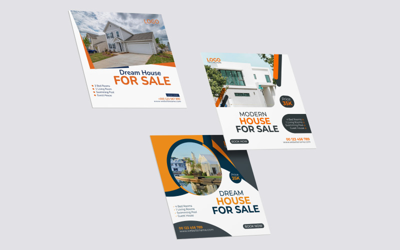 Real estate house selling social media post banner template Social Media
