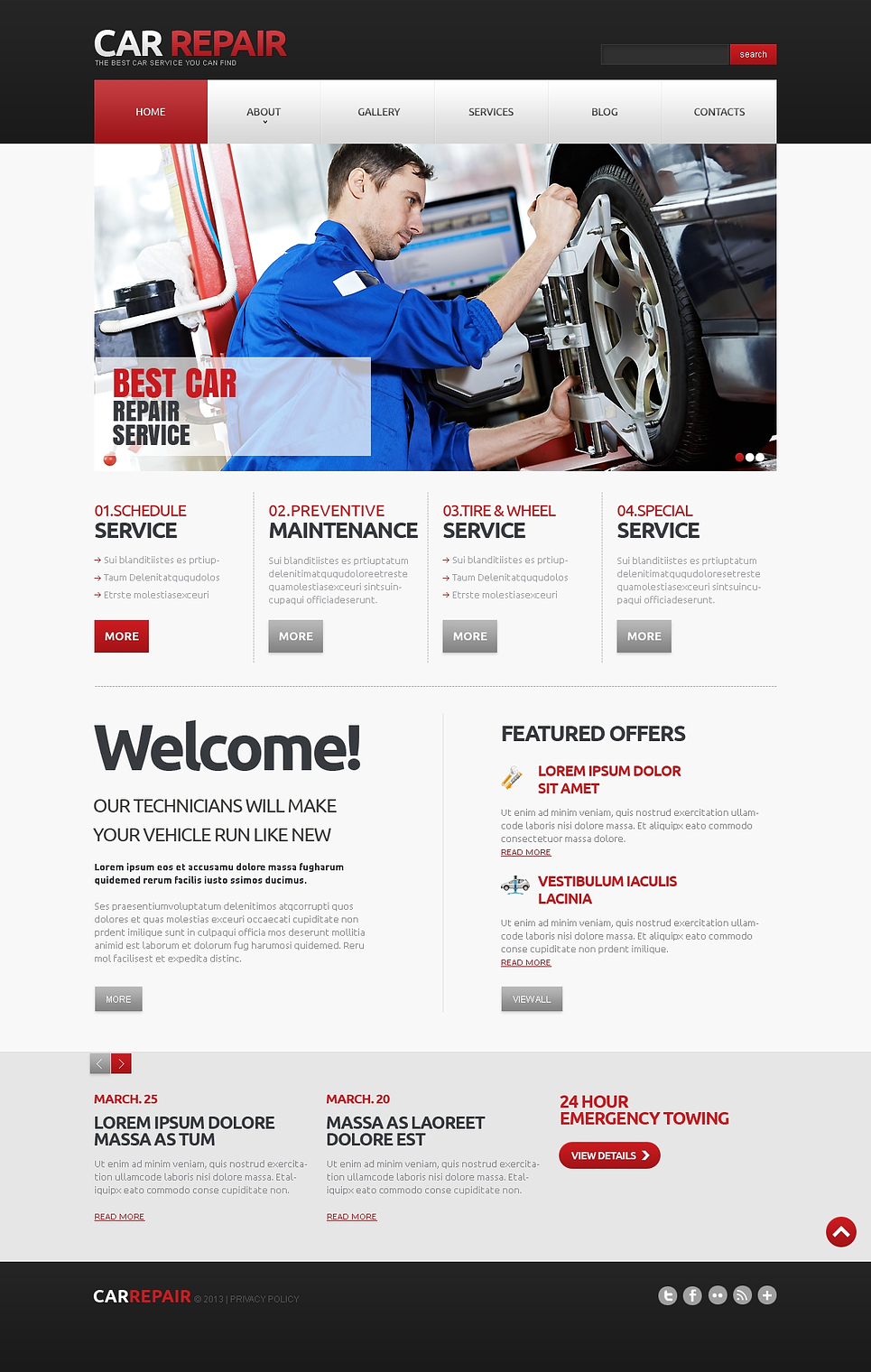 Car Repair Responsive Joomla Template New Screenshots BIG