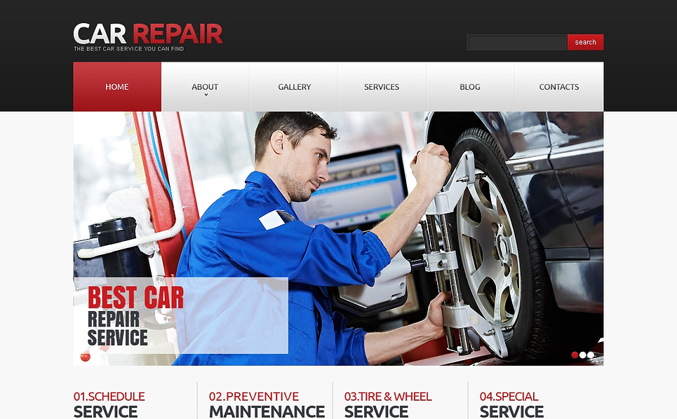 Car Repair Responsive Joomla Template 47115