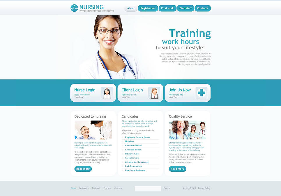 Medical Flash CMS Template New Screenshots BIG