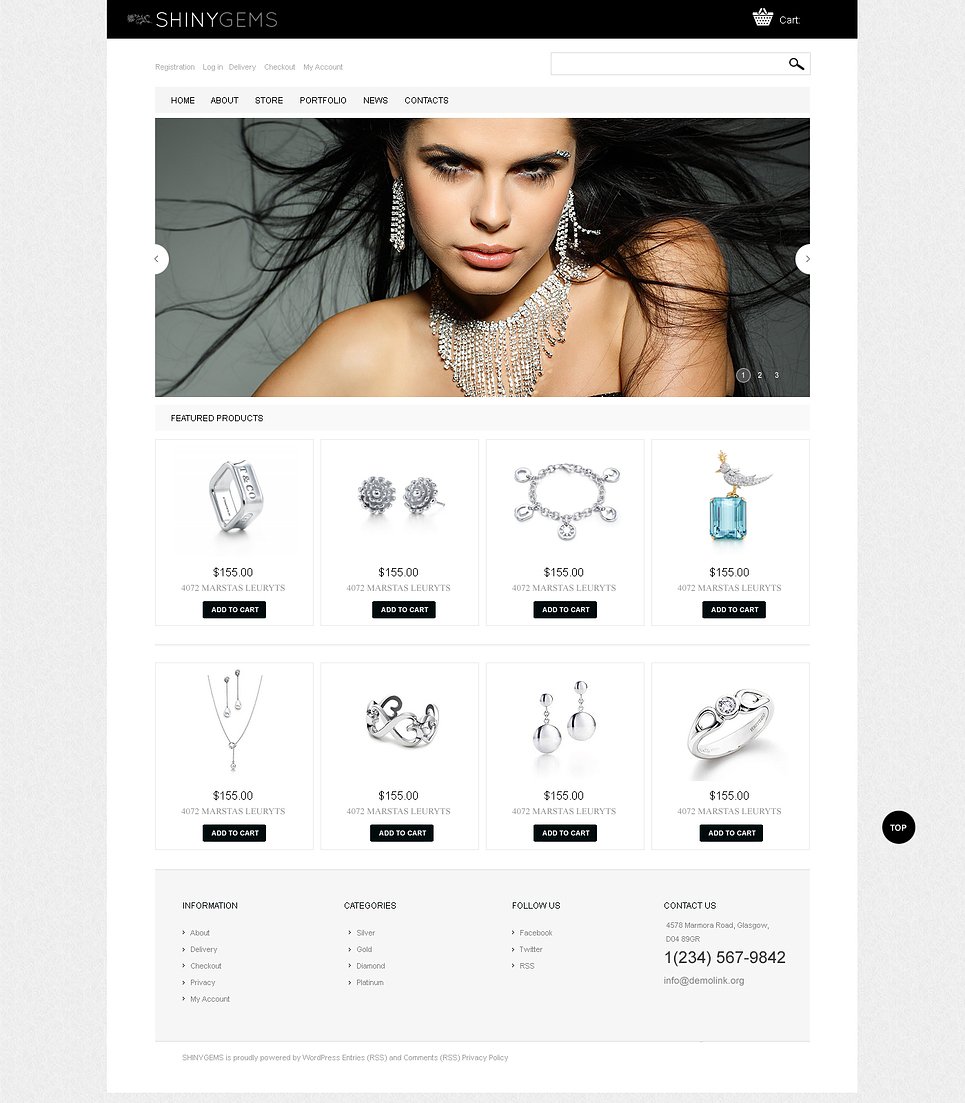 Sparkling Jewels WooCommerce Theme New Screenshots BIG