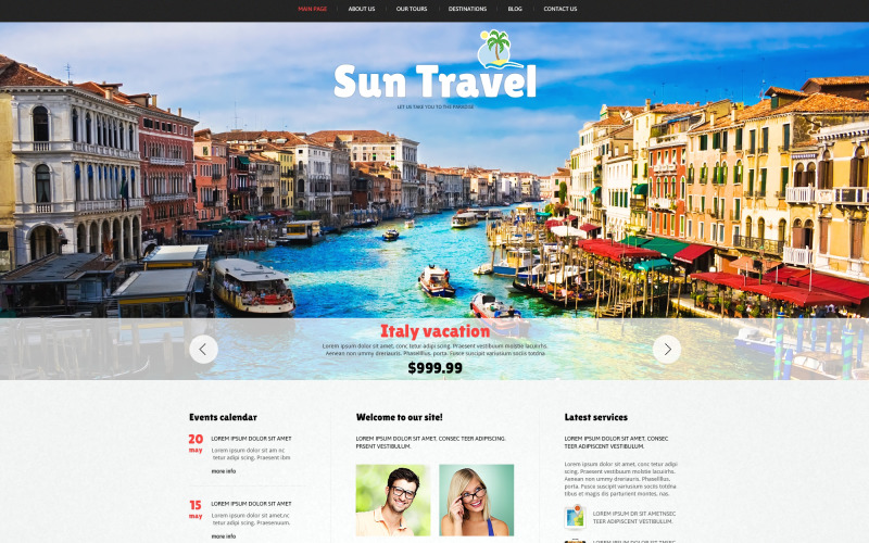 Travel Agency Responsive Joomla Template