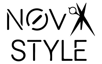 A logo for a hair salon illustration