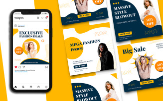 Fashion Sale Instagram Post Template 567