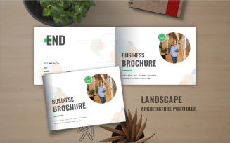 Landscape business brochure template or Company landscape portfolio brochure design