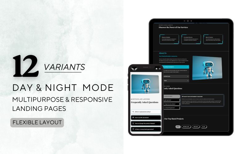 Oxide - Landing Page Template