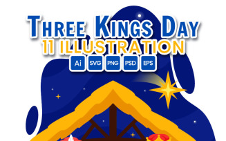 11 Three Kings Day Illustration