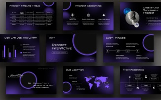 Project InterActive Space Theme PowerPoint