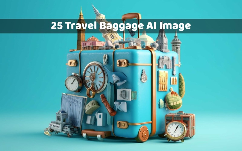 Travel Creative Concept AI Image Illustration