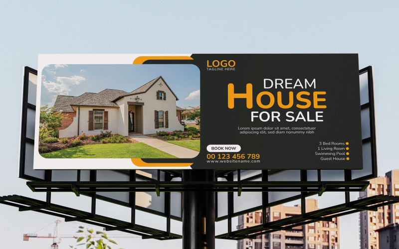 Bill Borad's Template for listing a dream home in real estate Corporate Identity