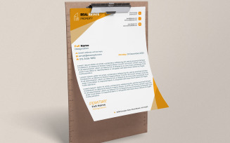 Clean Business Letterhead PSD