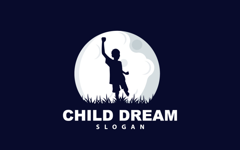Dream Logo, Kid Dream Inspirational DesignV1 Logo Template