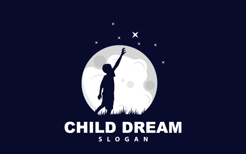 Dream Logo, Kid Dream Inspirational DesignV3 Logo Template