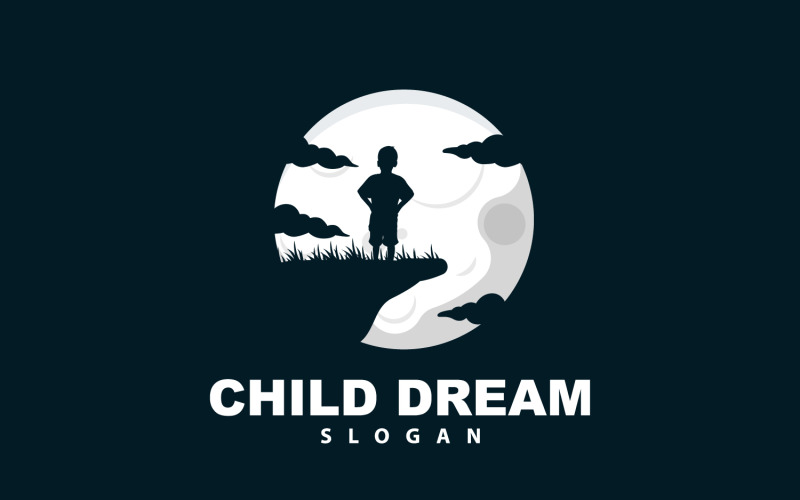 Dream Logo, Kid Dream Inspirational DesignV5 Logo Template