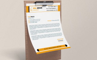 Elegant Business Letterhead Template