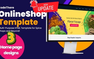 FlavorFusion, Multi-Purpose HTML Template for Spice Shops and Beyond!