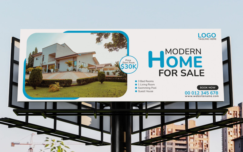 Real Estate Banner template for Bill Borad's home Corporate Identity