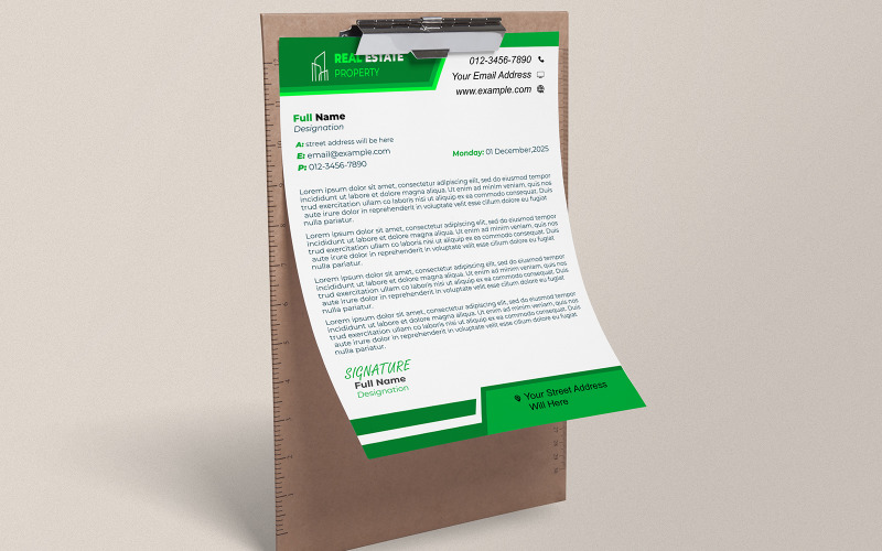 Simple & Professional Letterhead Design Corporate Identity
