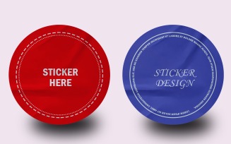Sticker-Mockup-Template-Design-1 Product Mockup