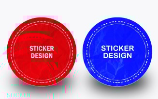 Sticker-Mockup-Template-Design-2 Product Mockup