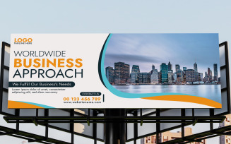 Bill Borad Business Marketing Banner Template
