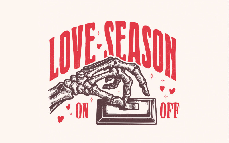 Love Season PNG, Valentine Png, Valentines Day png, Love Sublimation Design, Retro Valentine PNG, Illustration