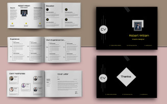 Multiple Resume Booklet Template